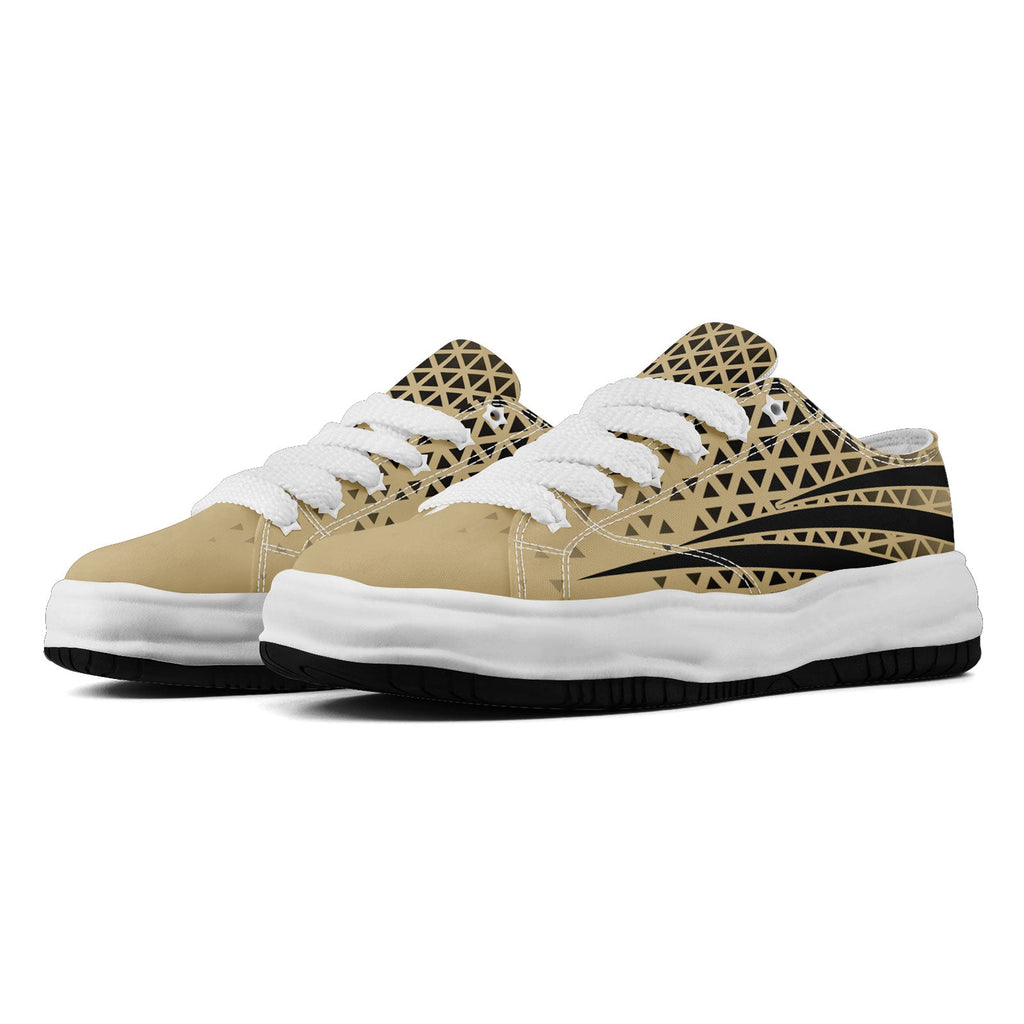 Custom Beige Black Louisiana Shoes Personalized Sneaker FN038-D023003-19 Custom Online