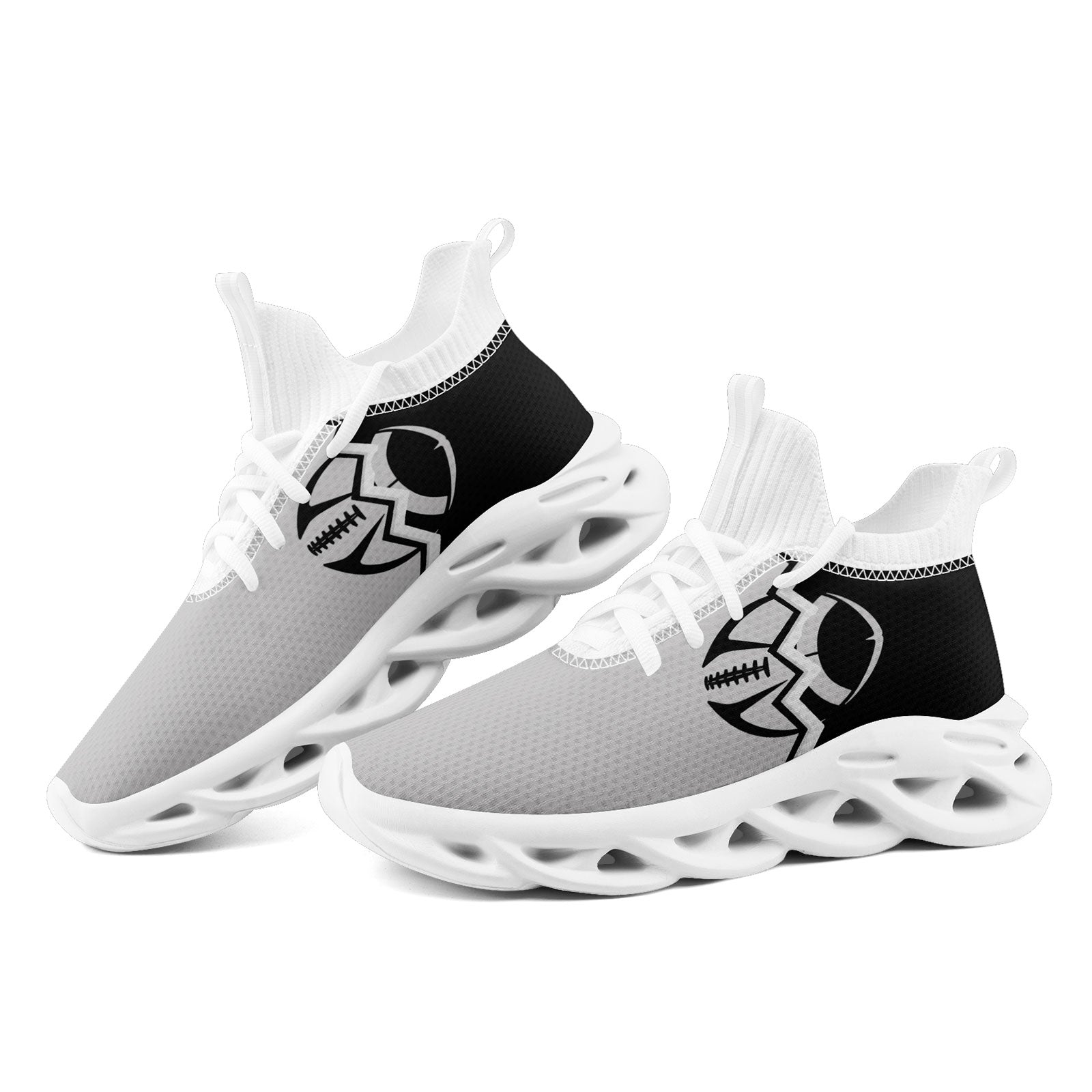 Custom Grey Black Las Vegas Maxsoul Shoes Personalized Sneaker FN030A-D028017-26