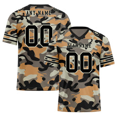 Custom Camo Personalized Authentic Football Jersey FBJ02-D06122