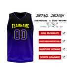 Custom Black Purple City Edition Personalized Sports Uniform Authentic Basketball Jersey BBJ01-D06101-14
