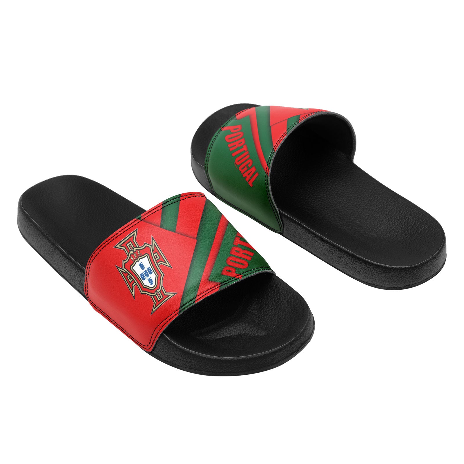 Custom Portugal 2026 World Cup Sneakers DIY Country Flag Running Shoes Lightweight Sport Shoes Gift for Football Fans Personalized Team Name and Logo FN056-F020034-3