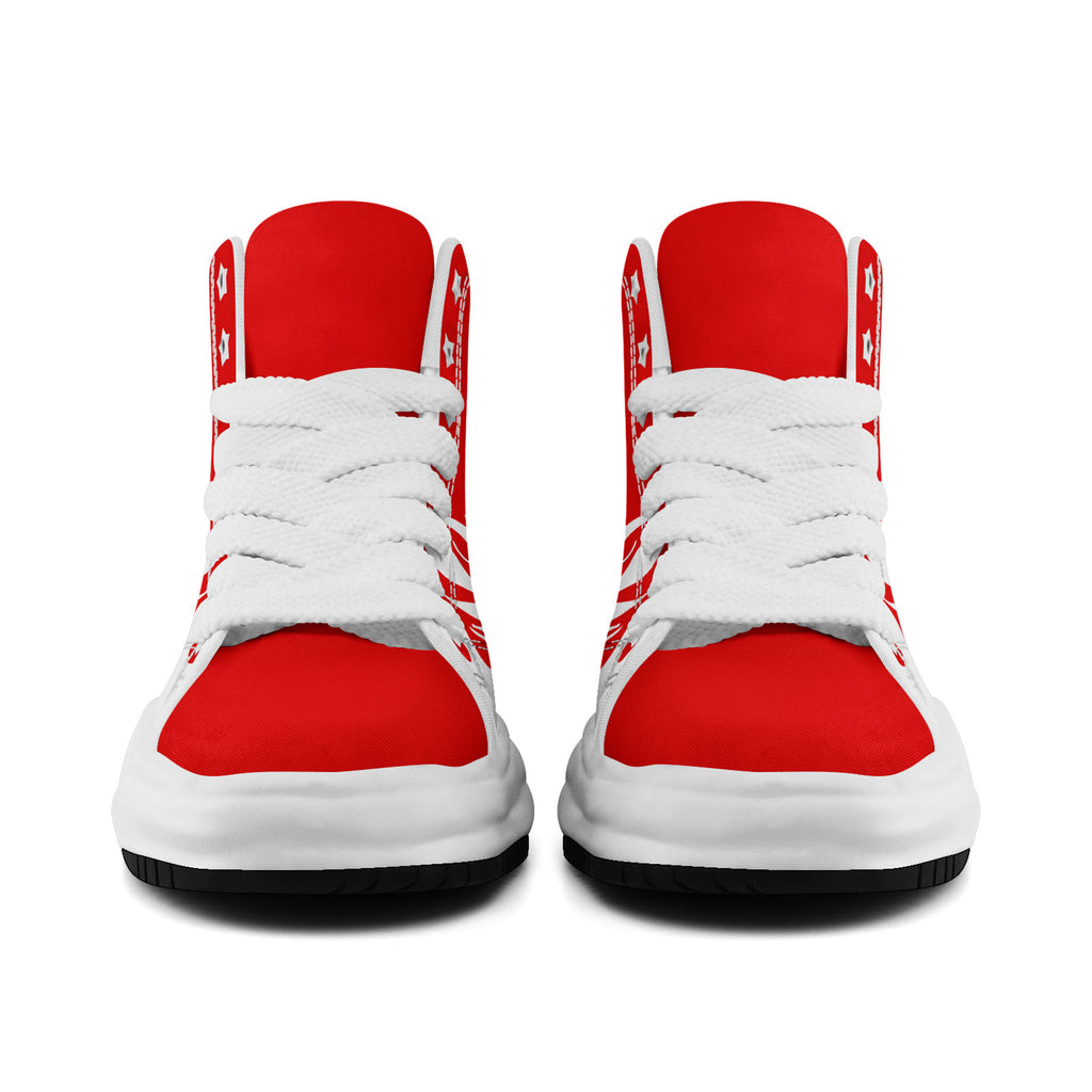 Custom White Red New York Football Jersey and Firesoul Sports Shoes Combo Offer Personalized Combo ZH-D020273-21