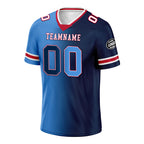 Custom Deep Blue Light Blue Tennessee Personalized Authentic Football Jersey FBJ02-D028017-32