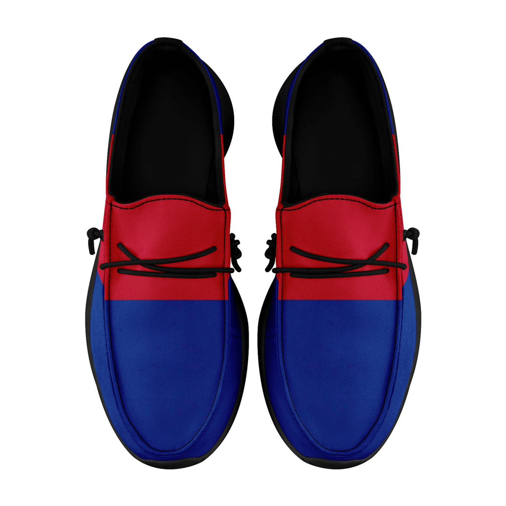 Custom Blue Red Buffalo Jacket and Sports Shoes Combo Offer Personalized Combo ZH-D020294-4