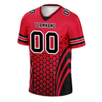 Custom Red White Missouri Football Jersey and Sports Shoes Combo Offer Personalized Combo ZH-D023031-18