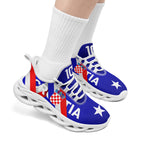 Custom Croatia 2026 World Cup Sneakers DIY Country Flag Running Shoes Lightweight Sport Shoes Gift for Football Fans Personalized Team Name and Logo FN003-F009104-3