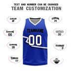 Custom Lake Blue White Milwaukee City Edition Personalized Reversible Basketball Set Sports Basketball Jersey BBJ01R-D0610-17