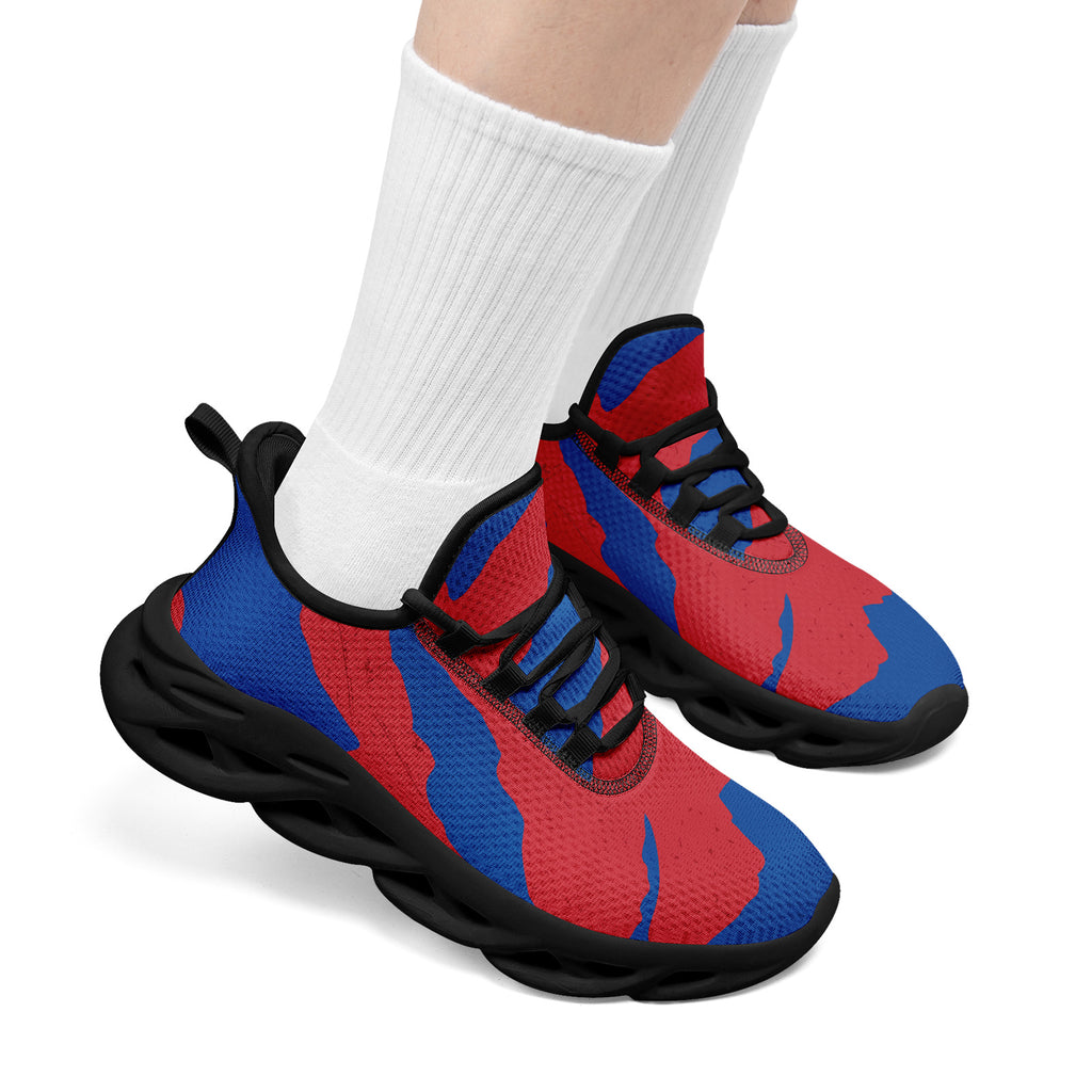 Custom South Korea 2026 World Cup Sneakers DIY Country Flag Running Shoes Lightweight Sport Shoes Gift for Football Fans Personalized Team Name and Logo FN003-F009130-1
