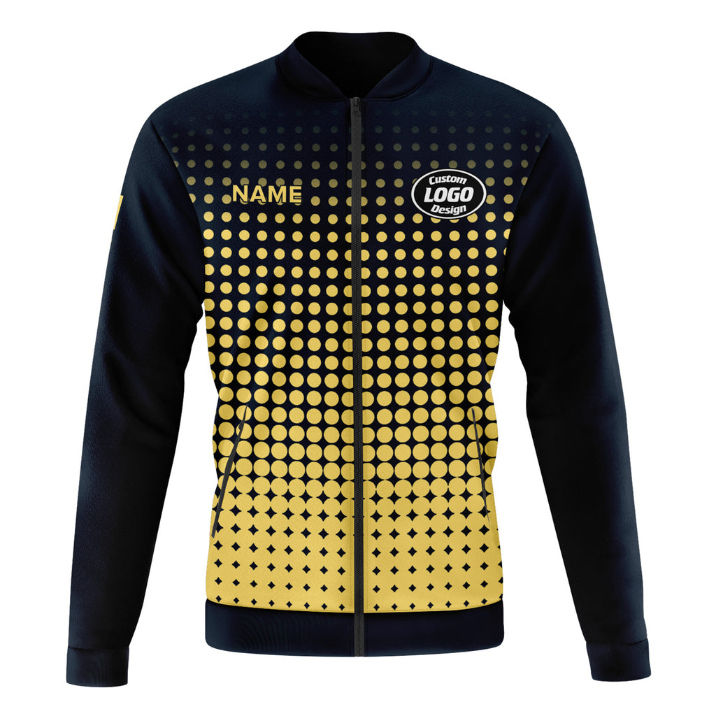 Custom Jacket Bomber Full-Snap Varsity Letterman Personalized Jacket PR092-D020346-13