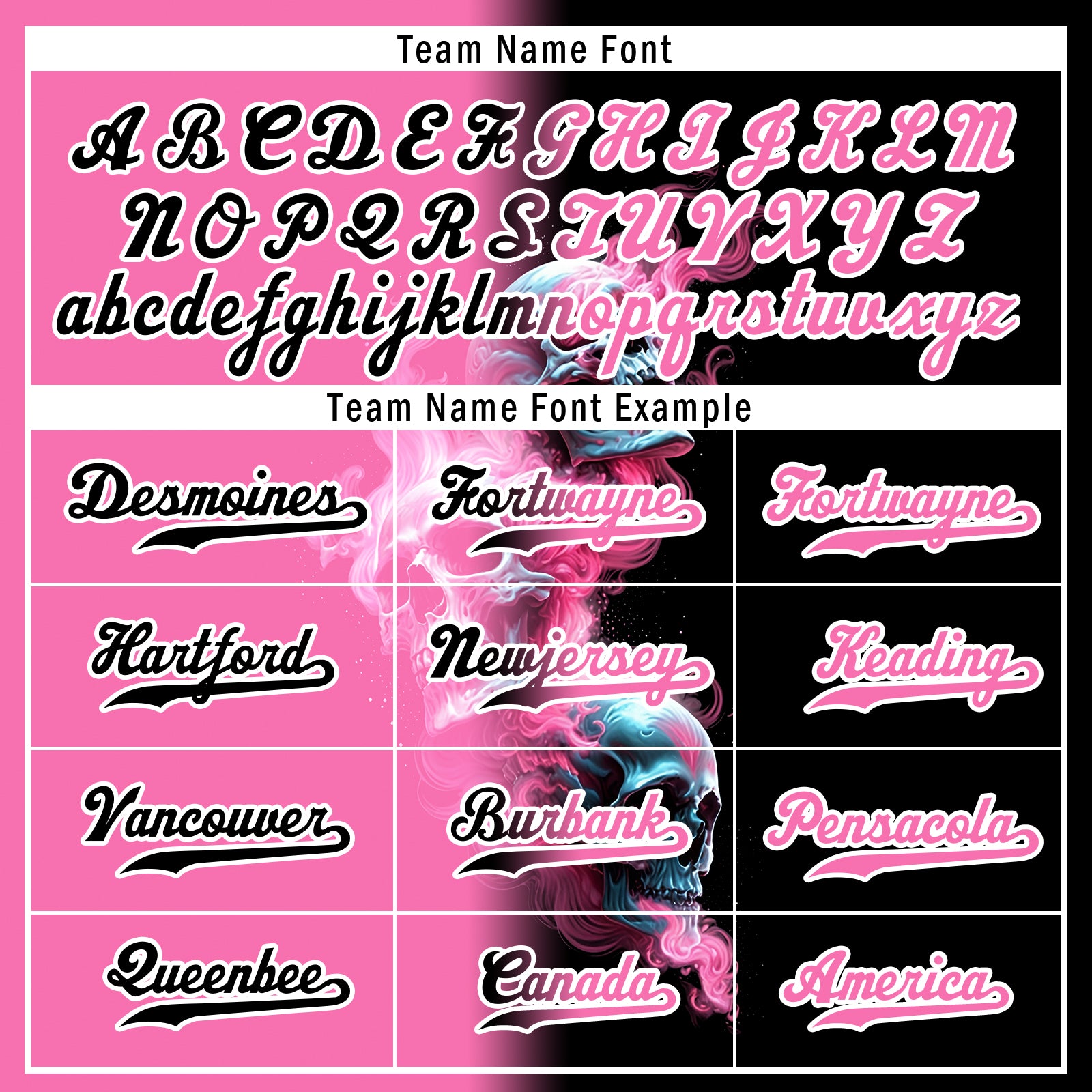 Custom Gothic Personalized Authentic Baseball Jersey BSBJ01-E06005
