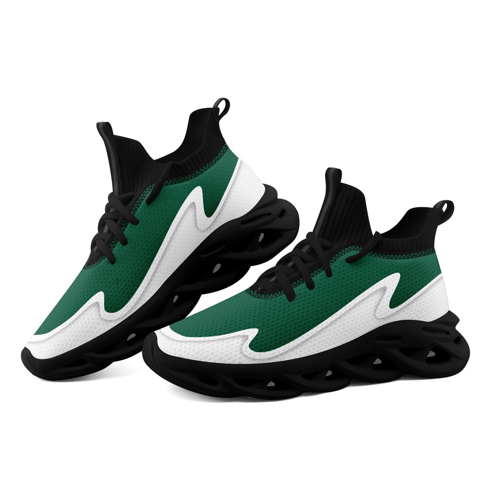 Custom Green White Maxsoul Shoes Personalized Sneaker FN030A-E020011-22