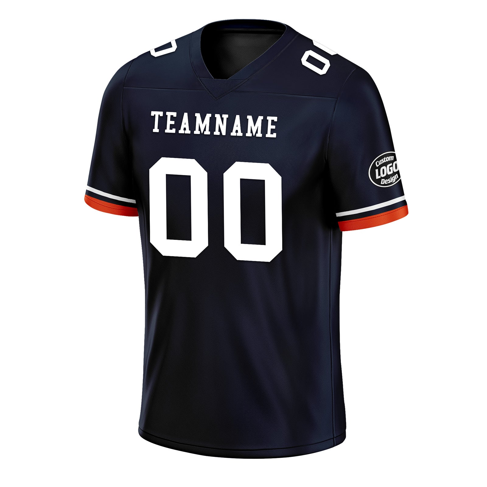 Custom Black Chicago Personalized Authentic Football Jersey FBJ02-D020263-7