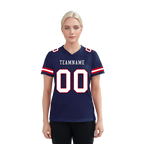 Custom Blue Classic Style Personalized Authentic Football Jersey FBJ02-bd0a70b0