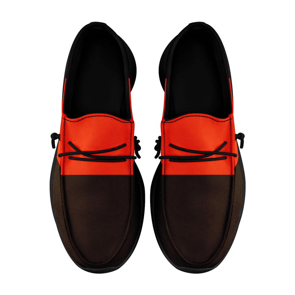Custom Cleveland Brown Orange Shoes Personalized Sneaker FN018-D020278-8