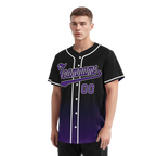Custom Black Purple Fade Fashion Personalized Authentic Baseball Jersey BSBJ01-D0a70d0