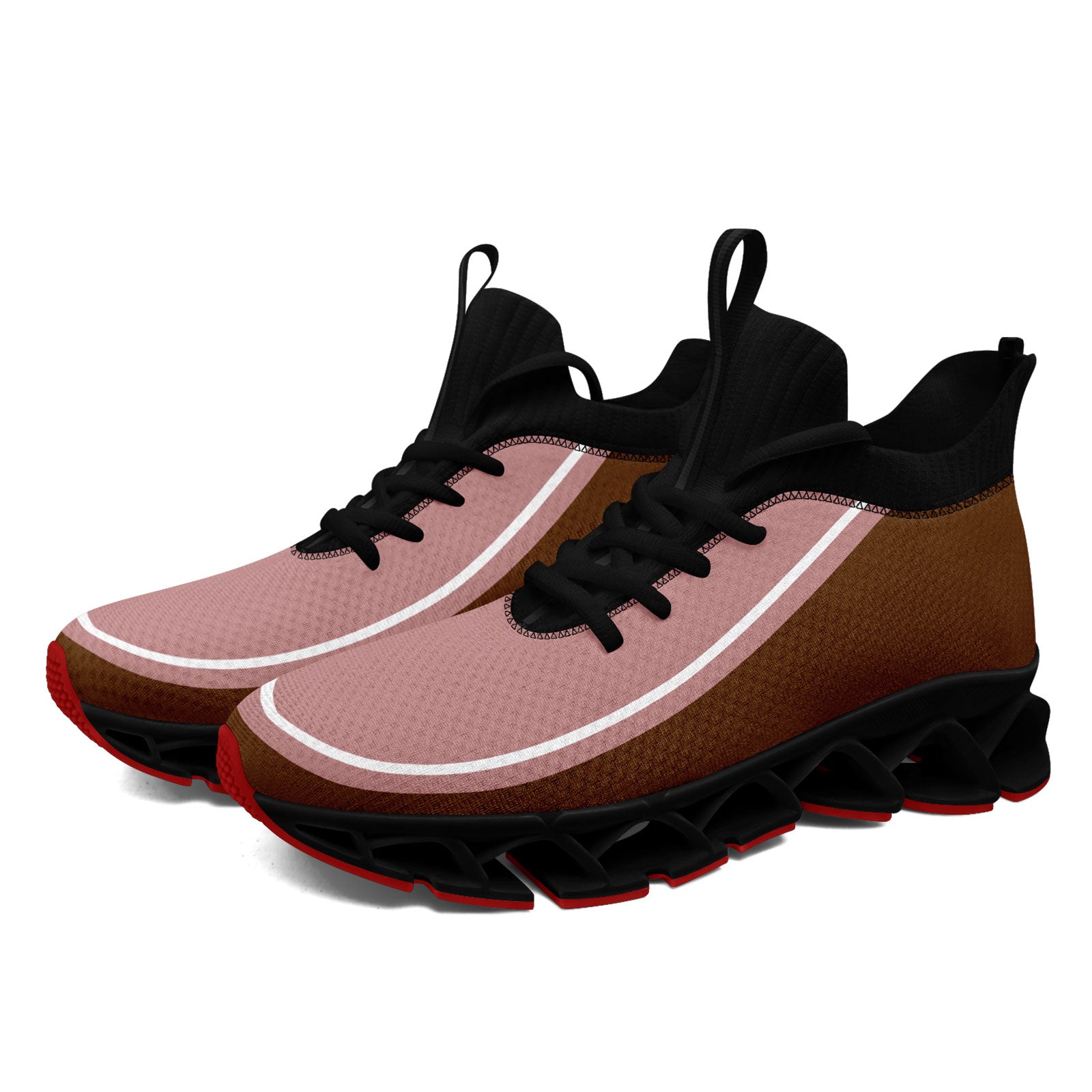 Custom Dark Pink Brown Maxsoul Shoes Personalized Sneaker FN030XD-D020388-18
