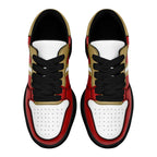 Custom Red Gold San Francisco Shoes Personalized Sneaker FN032-D020389-25