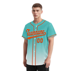 Custom Cyan White Fade Fashion Personalized Authentic Baseball Jersey BSBJ01-D0a70e8