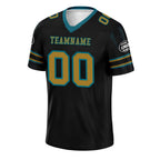 Custom Black Jacksonville Football Jersey and Sports Shoes Combo Offer Personalized Combo ZH-D025008-17