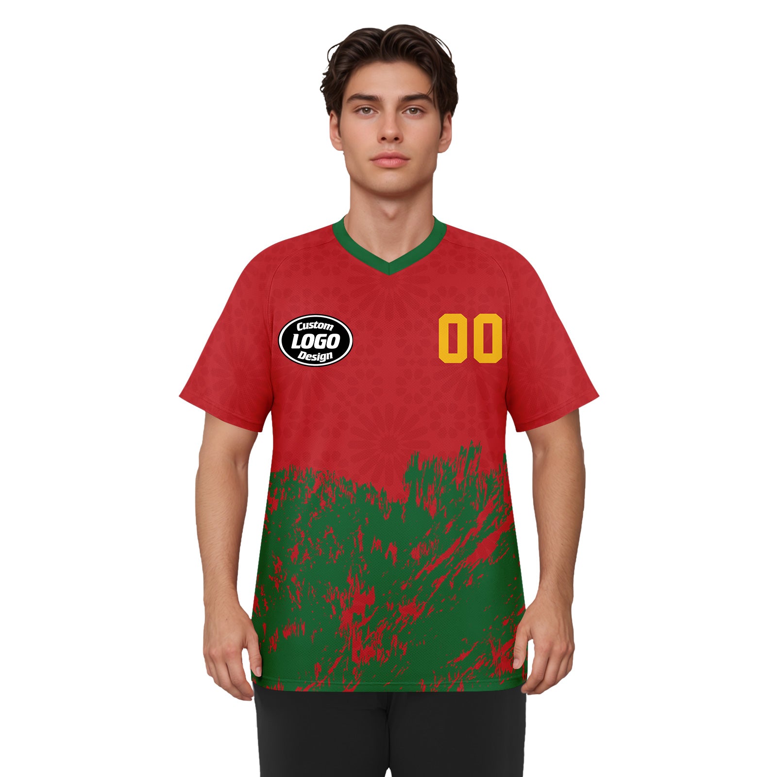 Custom Morocco 2026 World Cup Football Shirt Customized Soccer Jersey for Fans Add Your Name & Number FZ190-F009117-2