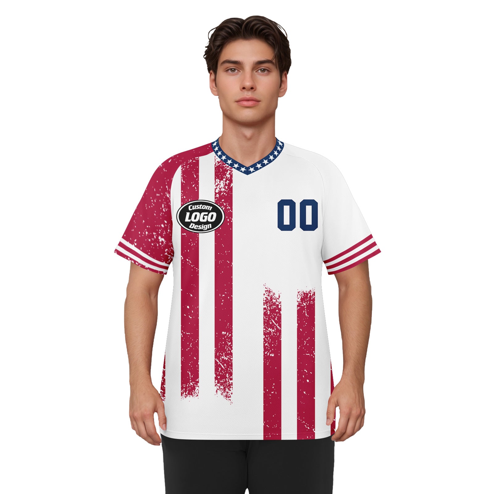 Custom United States 2026 World Cup Football Shirt Customized Soccer Jersey for Fans Add Your Name & Number FZ190-F009146-4
