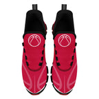 Custom Red Gray Maxsoul Shoes Personalized Sneaker FN003XD-D020391-10