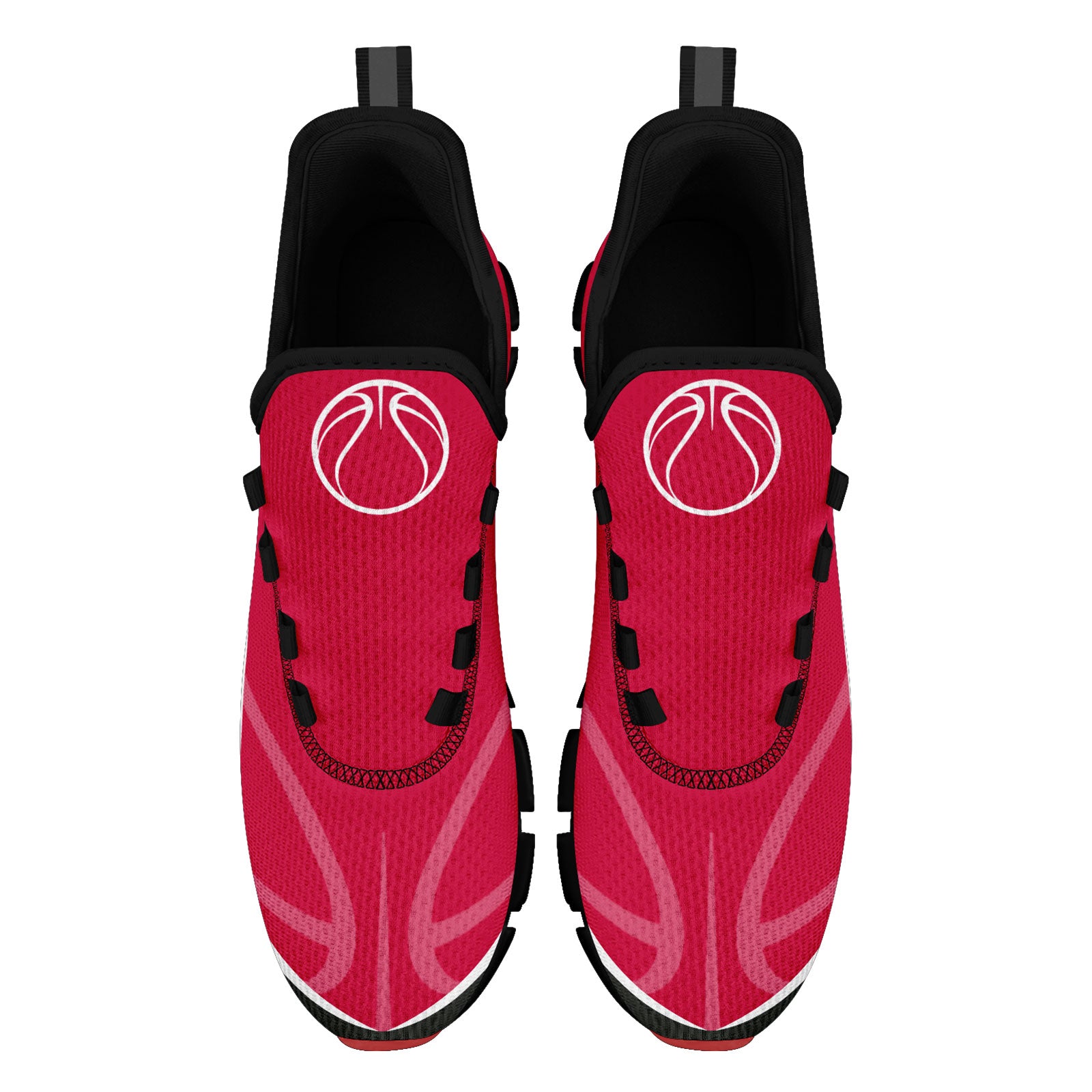 Custom Red Gray Maxsoul Shoes Personalized Sneaker FN003XD-D020391-10