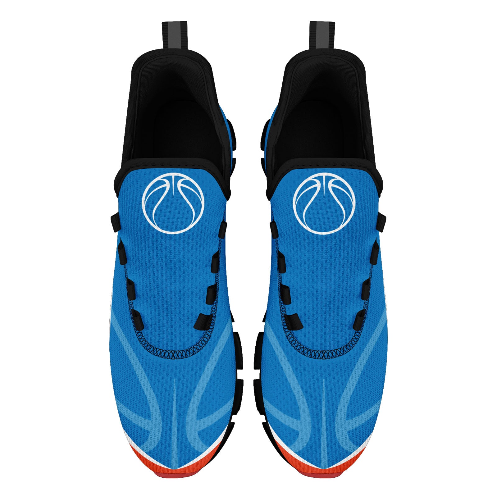 Custom Blue Orange Maxsoul Shoes Personalized Sneaker FN003XD-D020391-6