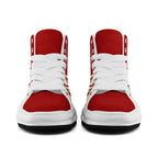 Custom Red White San Francisco Football Jersey and Firesoul Sports Shoes Combo Offer Personalized Combo ZH-D020273-25