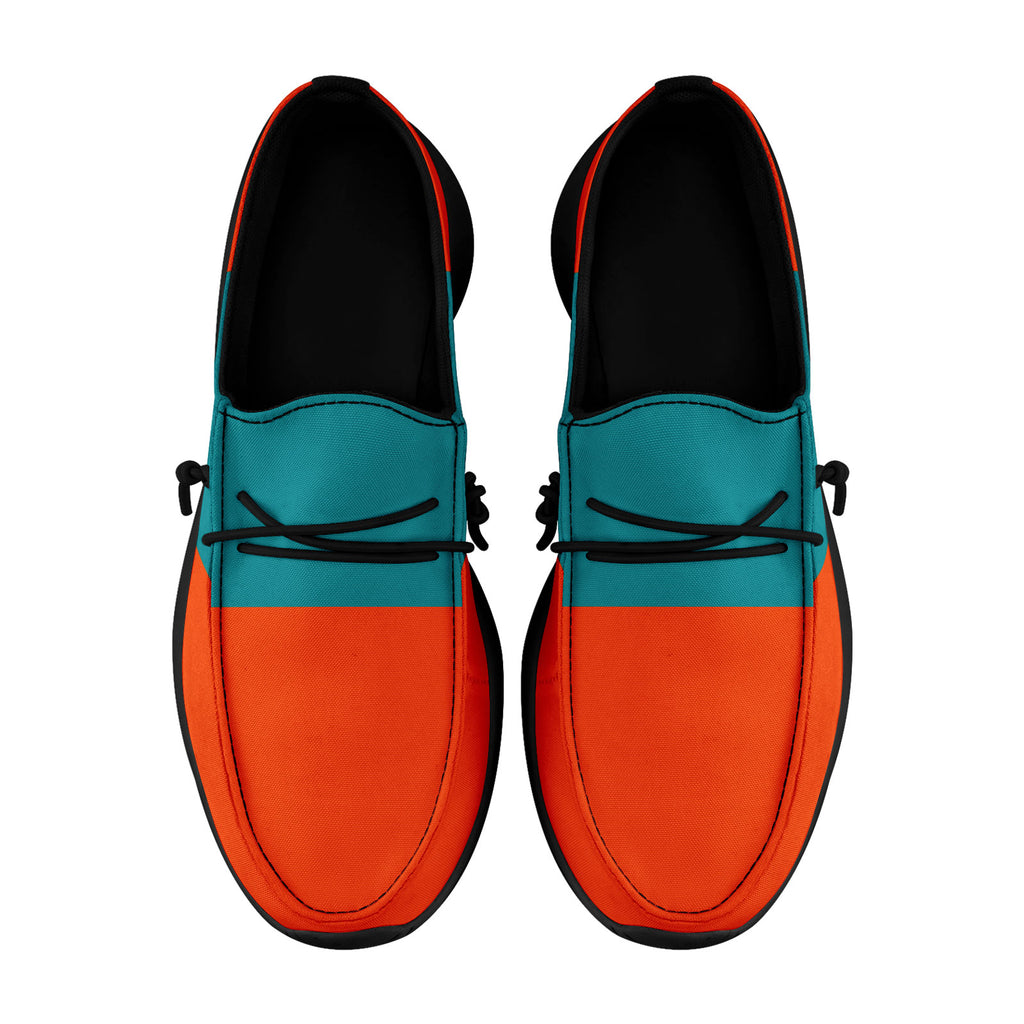Custom Blue Orange Miami Jacket and Sports Shoes Combo Offer Personalized Combo ZH-D020294-24