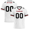 Custom White Black Classic Style Personalized Authentic Football Jersey FBJ02-bd0a700b