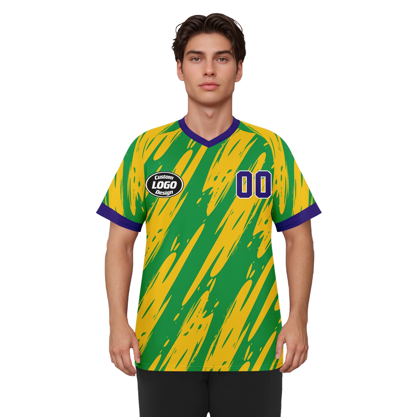 Custom Brazil 2026 World Cup Football Shirt Customized Soccer Jersey for Fans Add Your Name & Number FZ190-F027083-1