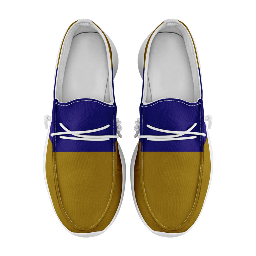 Custom Purple Yellow Baltimore Jacket and Sports Shoes Combo Offer Personalized Combo ZH-D020294-2