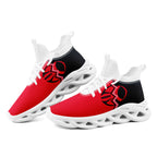 Custom Dark Gray Red Texas Maxsoul Shoes Personalized Sneaker FN030A-D028017-22