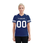Custom Blue Classic Style Personalized Authentic Football Jersey FBJ02-bd0a70bf