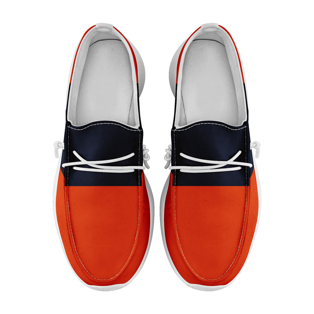 Custom Blue Orange Chicago Jacket and Sports Shoes Combo Offer Personalized Combo ZH-D020294-7