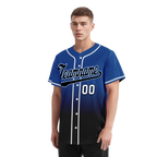 Custom Blue Black Fade Fashion Personalized Authentic Baseball Jersey BSBJ01-D0a70be