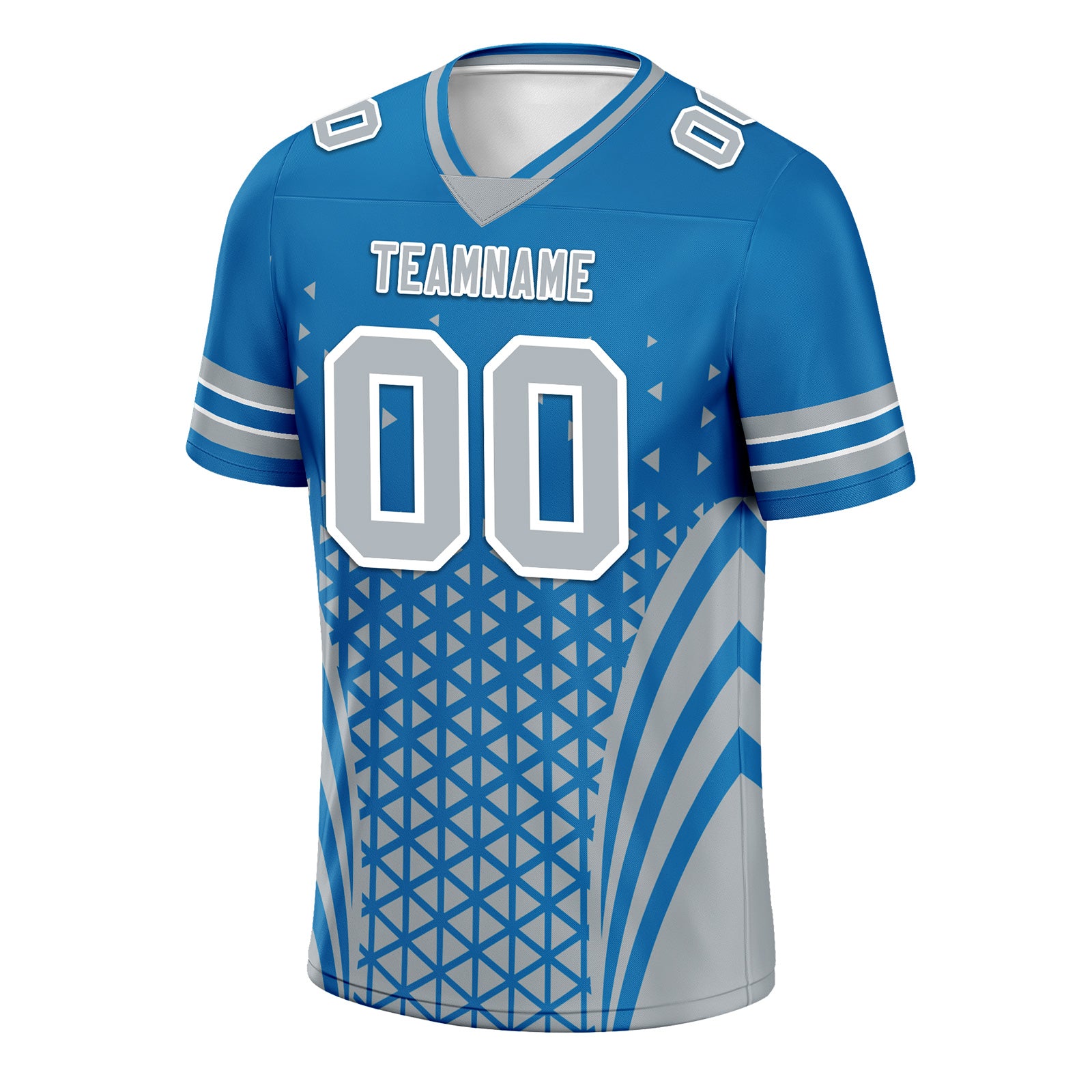 Custom Blue White Michigan Football Jersey and Sports Shoes Combo Offer Personalized Combo ZH-D023031-11
