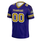 Custom Purple Baltimore Personalized Authentic Football Jersey FBJ02-D025033-4