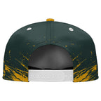 Custom Green Yellow Green Bay Football Jersey and Hat Combo Offer Personalized Combo ZH-D020326-13