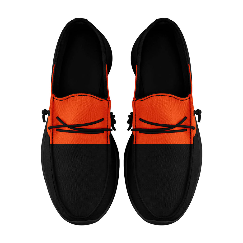 Custom Black Orange Cincinnati Jacket and Sports Shoes Combo Offer Personalized Combo ZH-D020294-6