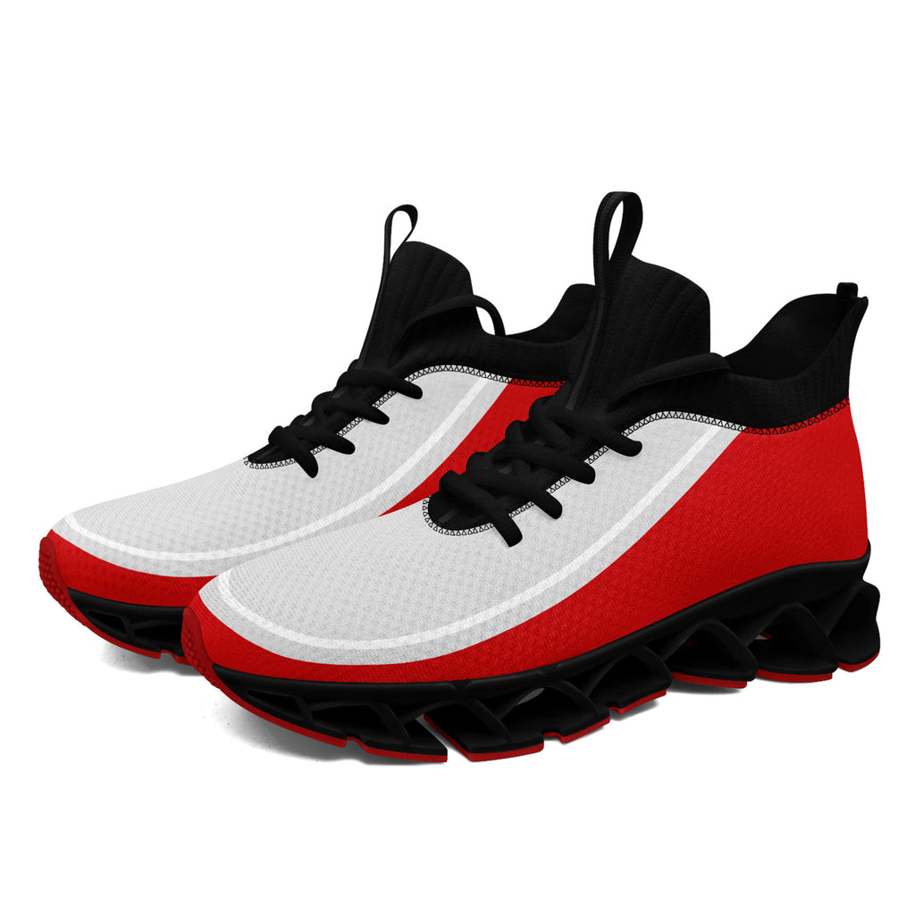 Custom Red Gray Maxsoul Shoes Personalized Sneaker FN030XD-D020388-21
