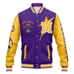 Custom Purple Yellow Minnesota Jacket and Sports Shoes Combo Offer Personalized Combo ZH-D020294-17