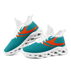Custom Light Green Miami Football Jersey and Sports Shoes Combo Offer Personalized Combo ZH-D025008-25