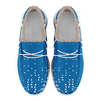 Custom Blue White Detroit Shoes Personalized Sneaker FN042-D020279-11