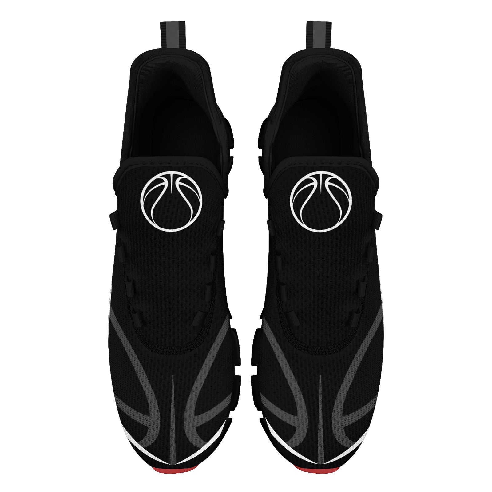 Custom Black White Maxsoul Shoes Personalized Sneaker FN003XD-D020391-15