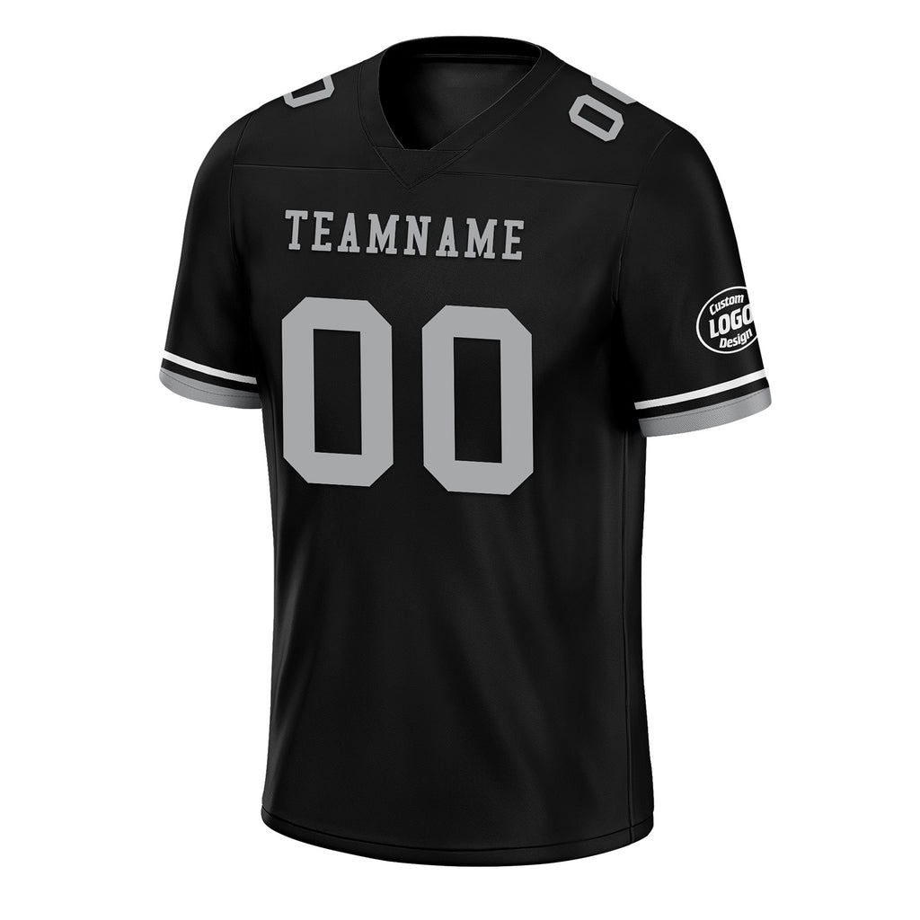 Custom Black Las Vegas Personalized Authentic Football Jersey FBJ02-D020263-20