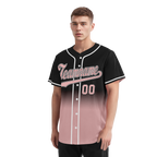Custom Black Pink Fade Fashion Personalized Authentic Baseball Jersey BSBJ01-D0a70d9