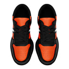 Custom Black Orange Cincinnati Shoes Personalized Sneaker FN032-D020389-6
