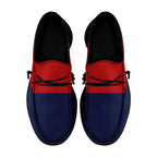 Custom Gray Red Blue New England Jacket and Sports Shoes Combo Offer Personalized Combo ZH-D020294-26